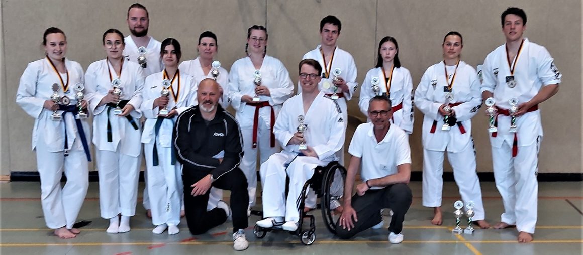 Nicole Hauk und Luca Perin sind Deutsche Meister 2022 im Taekwondo