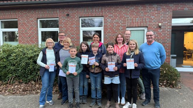 Erfolgreiche Verleihung der Sportabzeichen